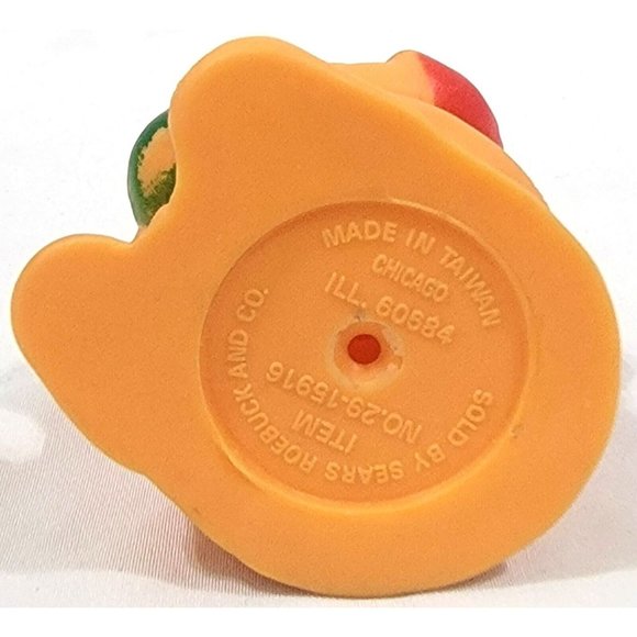 Disney WINNIE THE POOH Bear rubber squeak toy Sears Roebuck #29-15916 VINTAGE - Picture 8 of 10